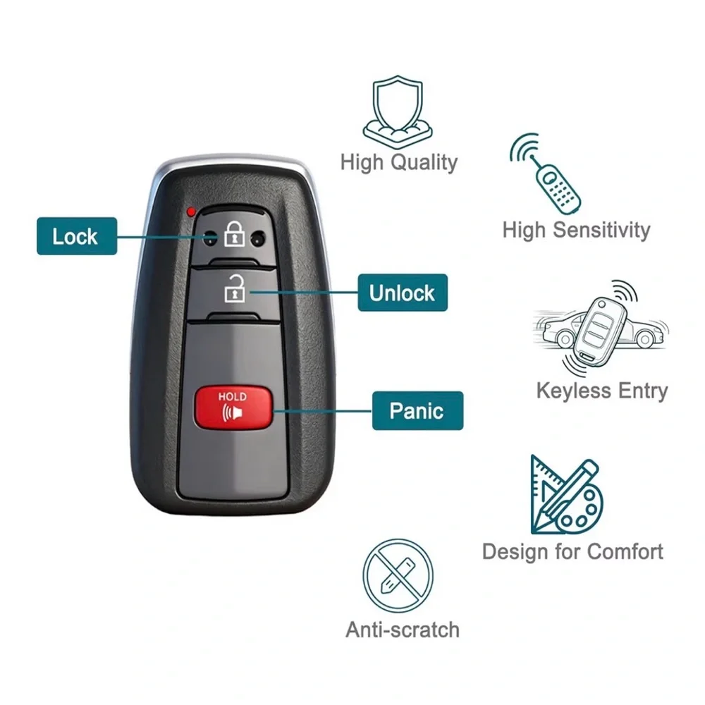 Smart key Fob for Toyota RAV4 2019-2023 - Picture 6 of 10